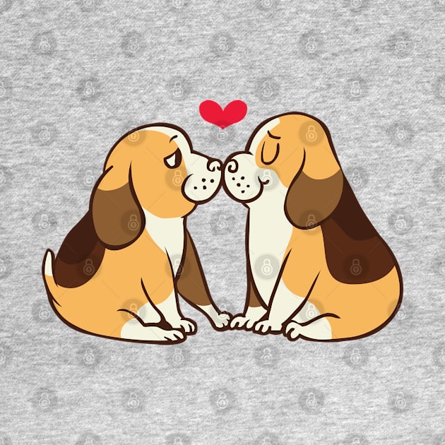 Beagle Kisses by huebucket